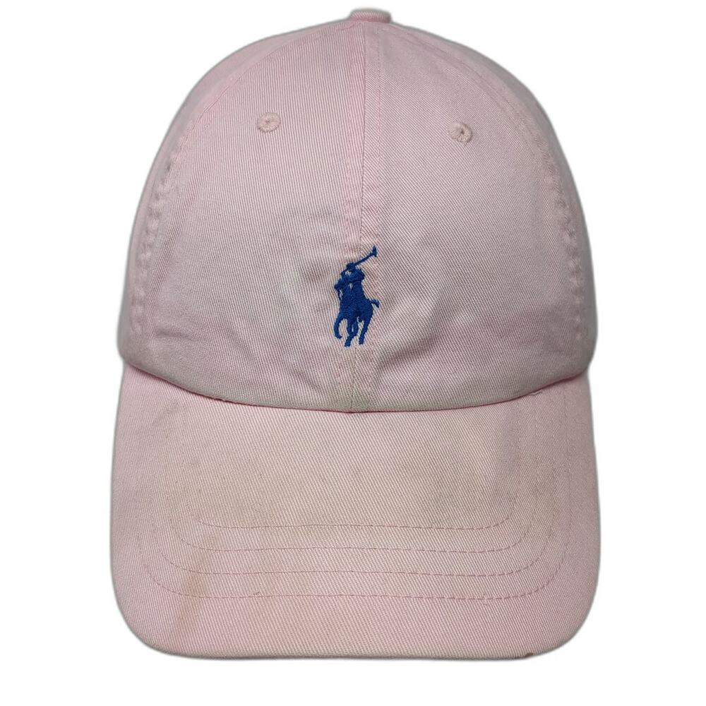 Polo Ralph Lauren Baseball Cap Purple One Size Hat Embroidered Cotton Slideback